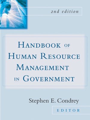 Handbook of Human Resources Management in Government - ebook